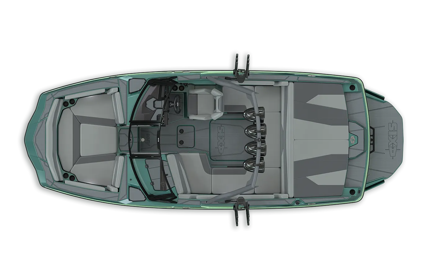 Overhead render view of the 2027 A200