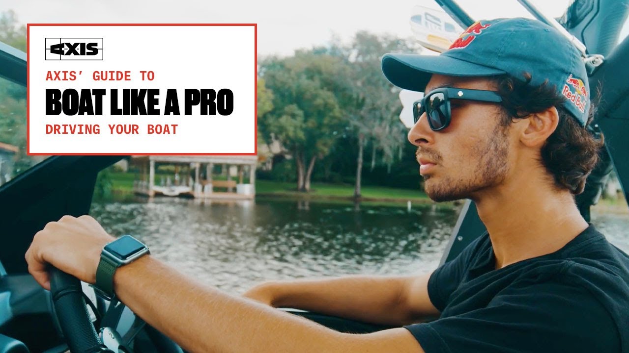guy driving a boat