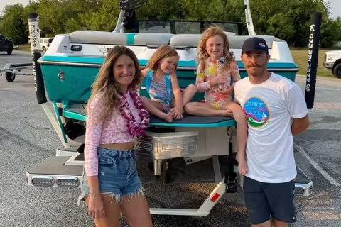 people by a boat